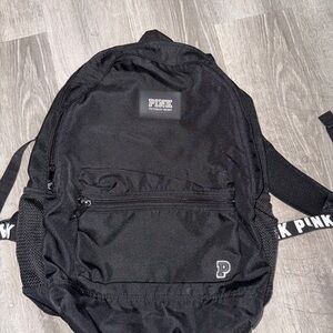 PINK Victoria's Secret Classic Black Backpack